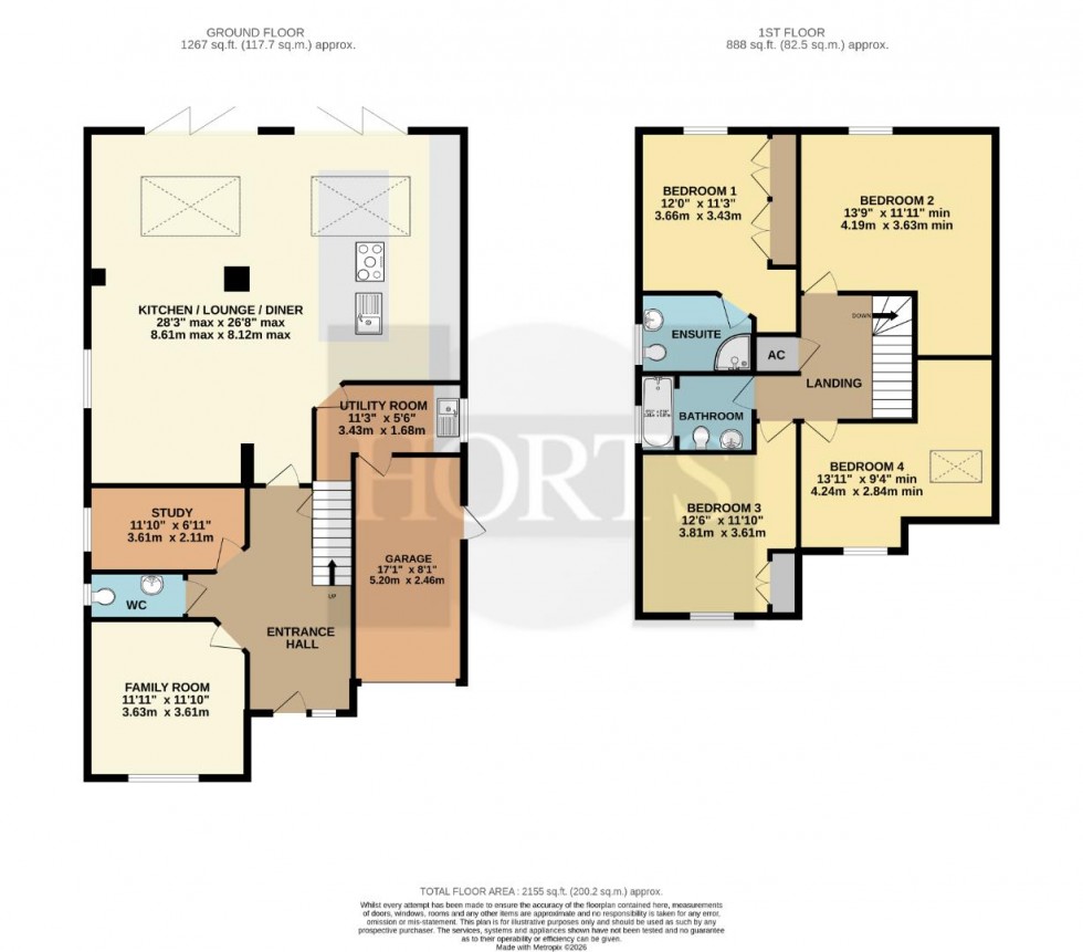 Floorplan for Sandy Lane, Kislingbury, Northampton