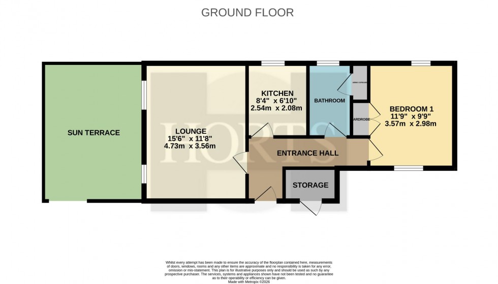 Floorplan for Stevens Court, Earls Barton, Northampton