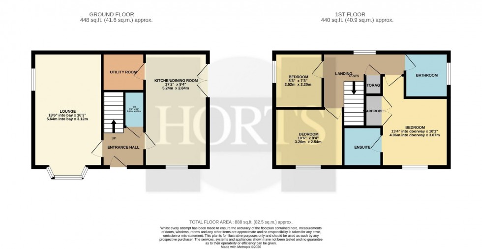 Floorplan for Tew Road, Roade, Northampton