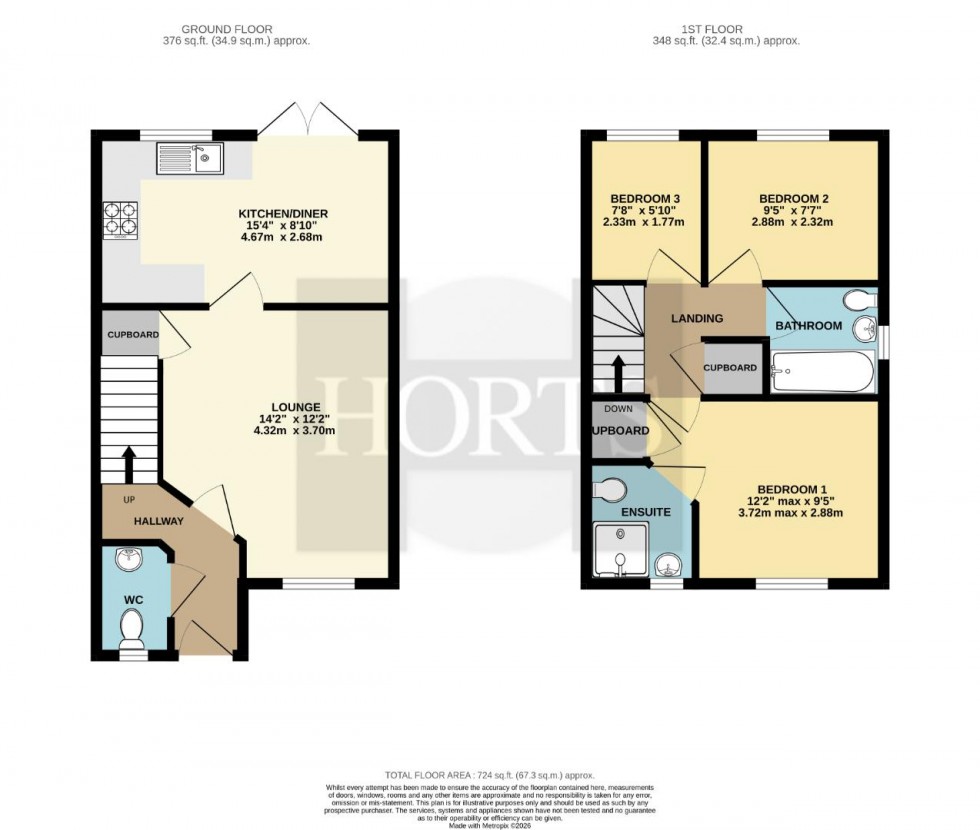 Floorplan for Chancellor Court, Northampton