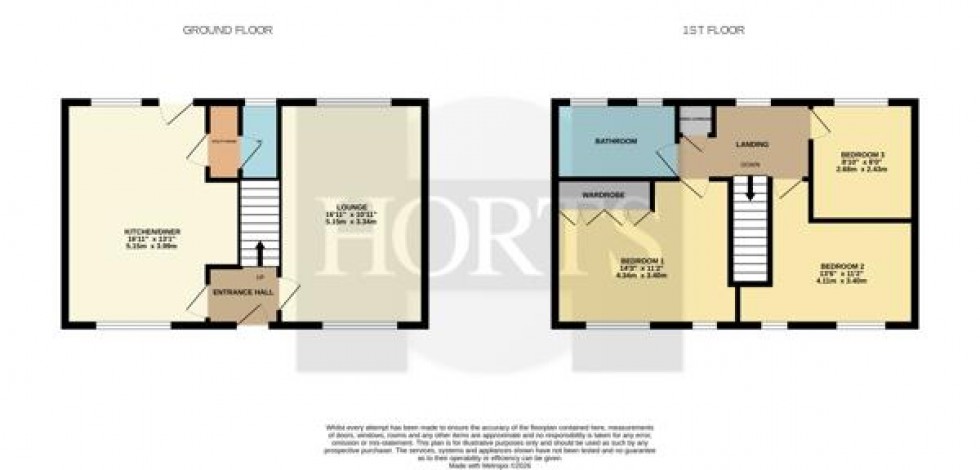 Floorplan for Hornby Road, Earls Barton, Northampton