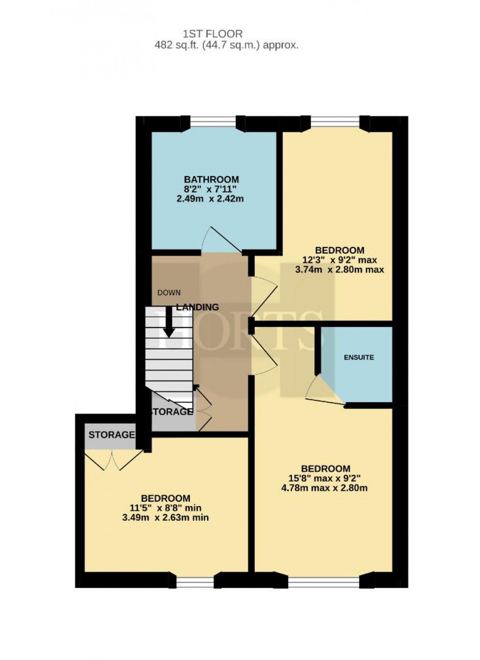 Floorplan for Willow Close, Spratton, Northampton