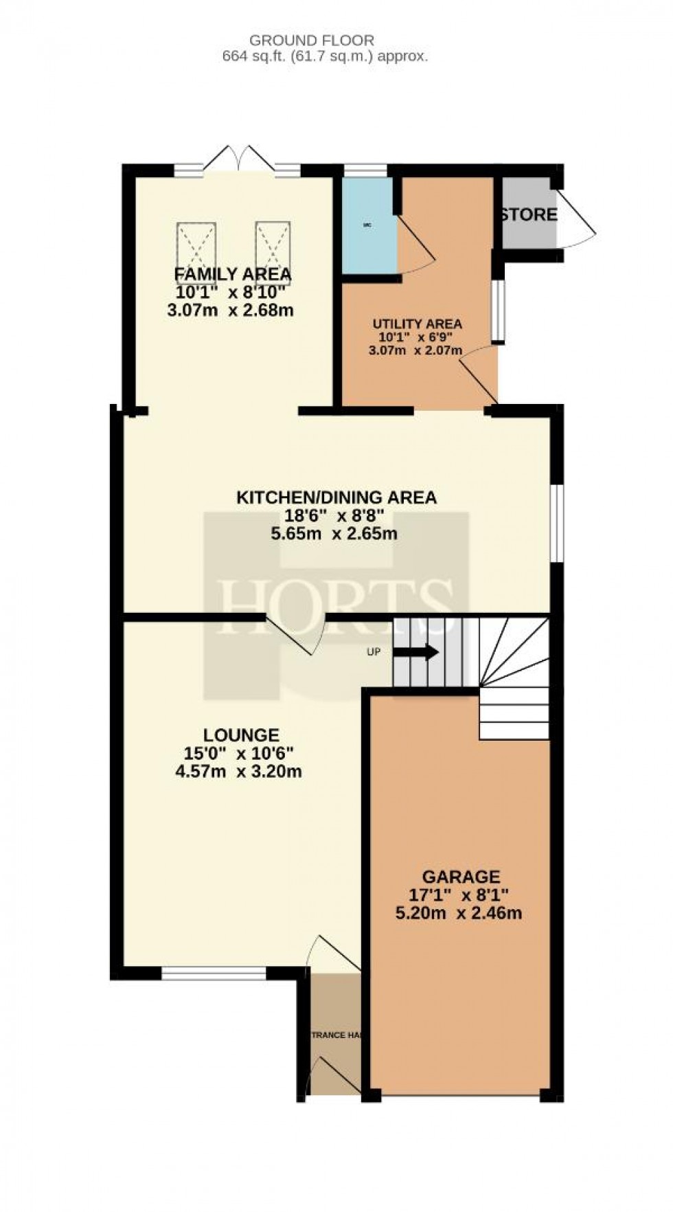 Floorplan for Brampton Way, Brixworth, Northampton
