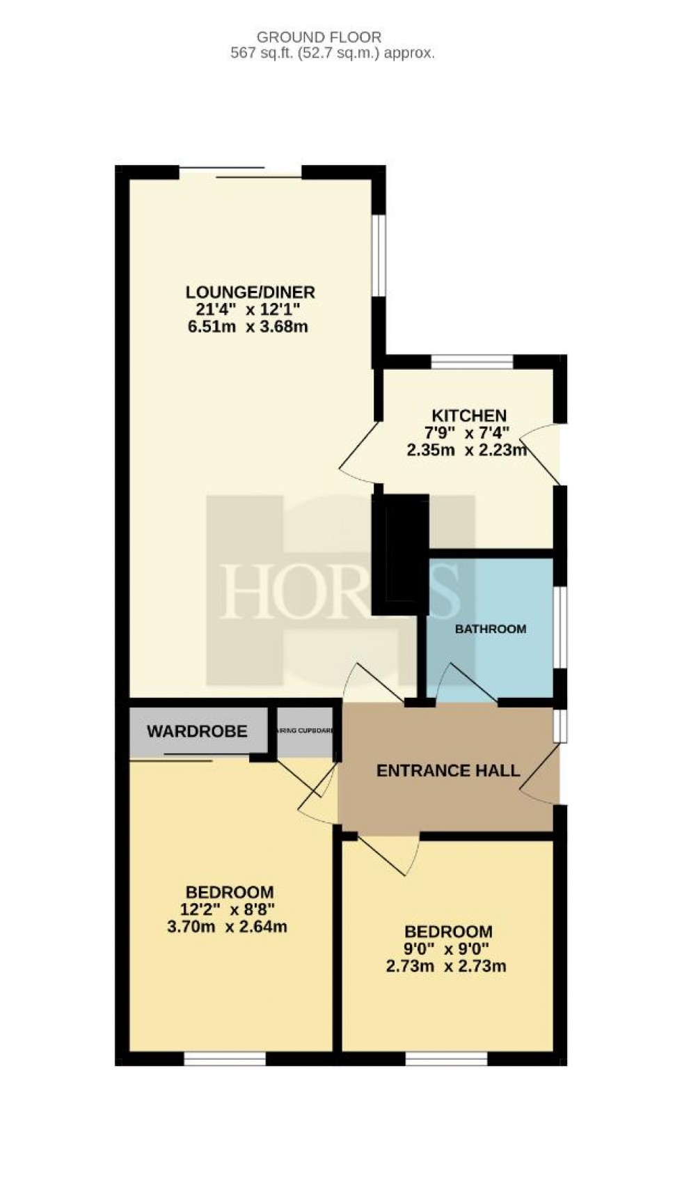 Floorplan for Swale Close, Roade, Northampton
