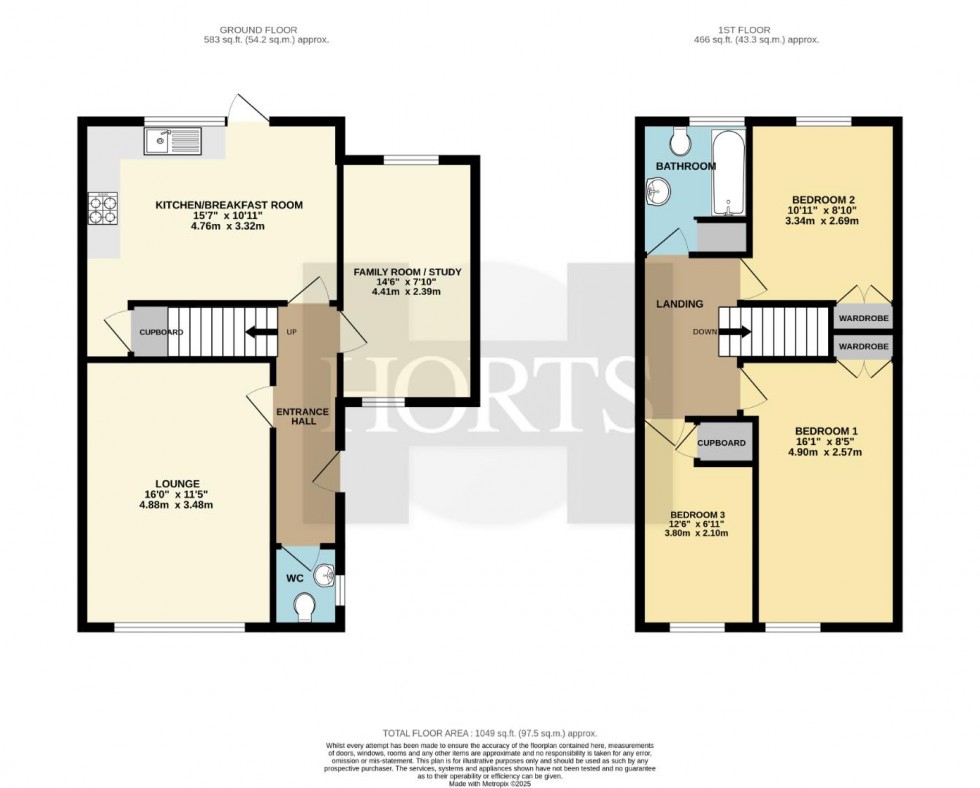 Floorplan for Kislingbury Road, Bugbrooke, Northampton