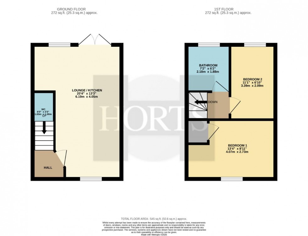 Floorplan for Hexham Street, Towcester