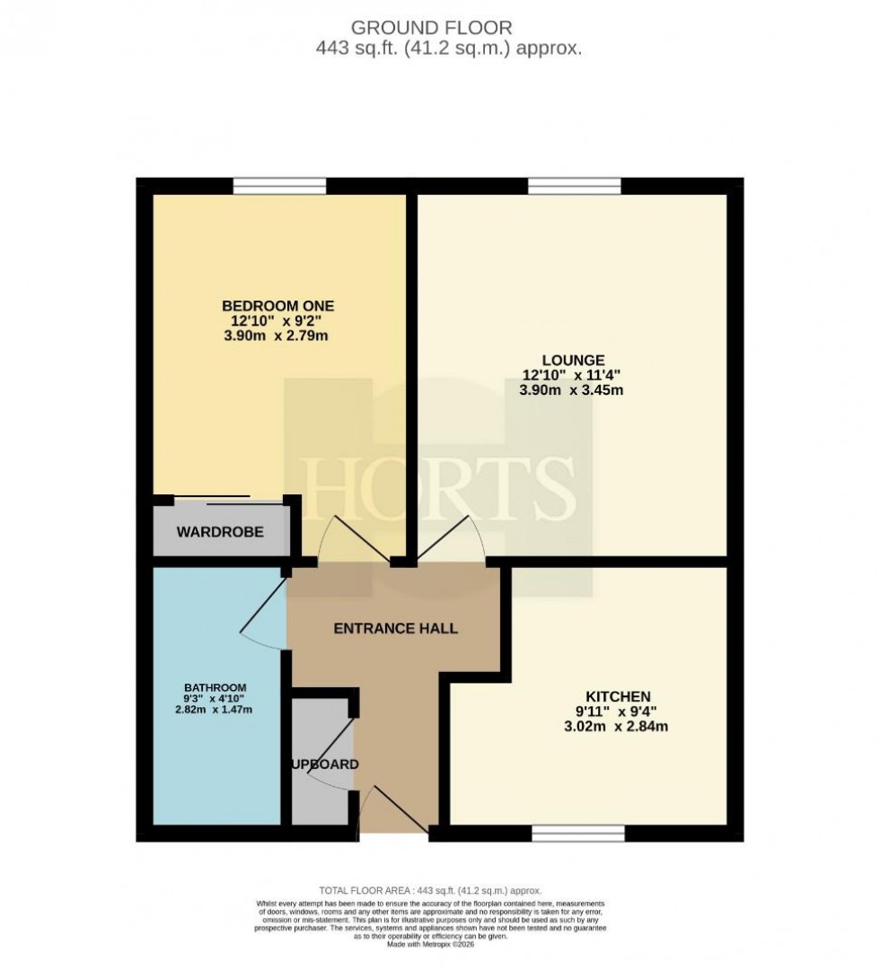 Floorplan for Little Pennington Street, Rugby