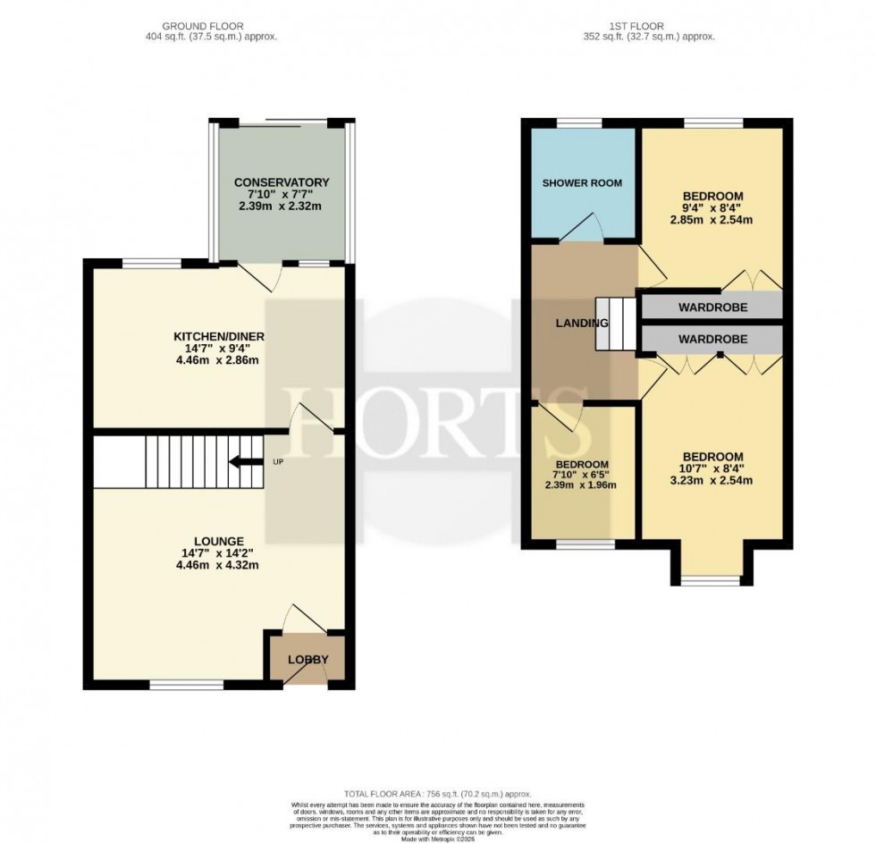 Floorplan for Martel Close, Duston, Northampton