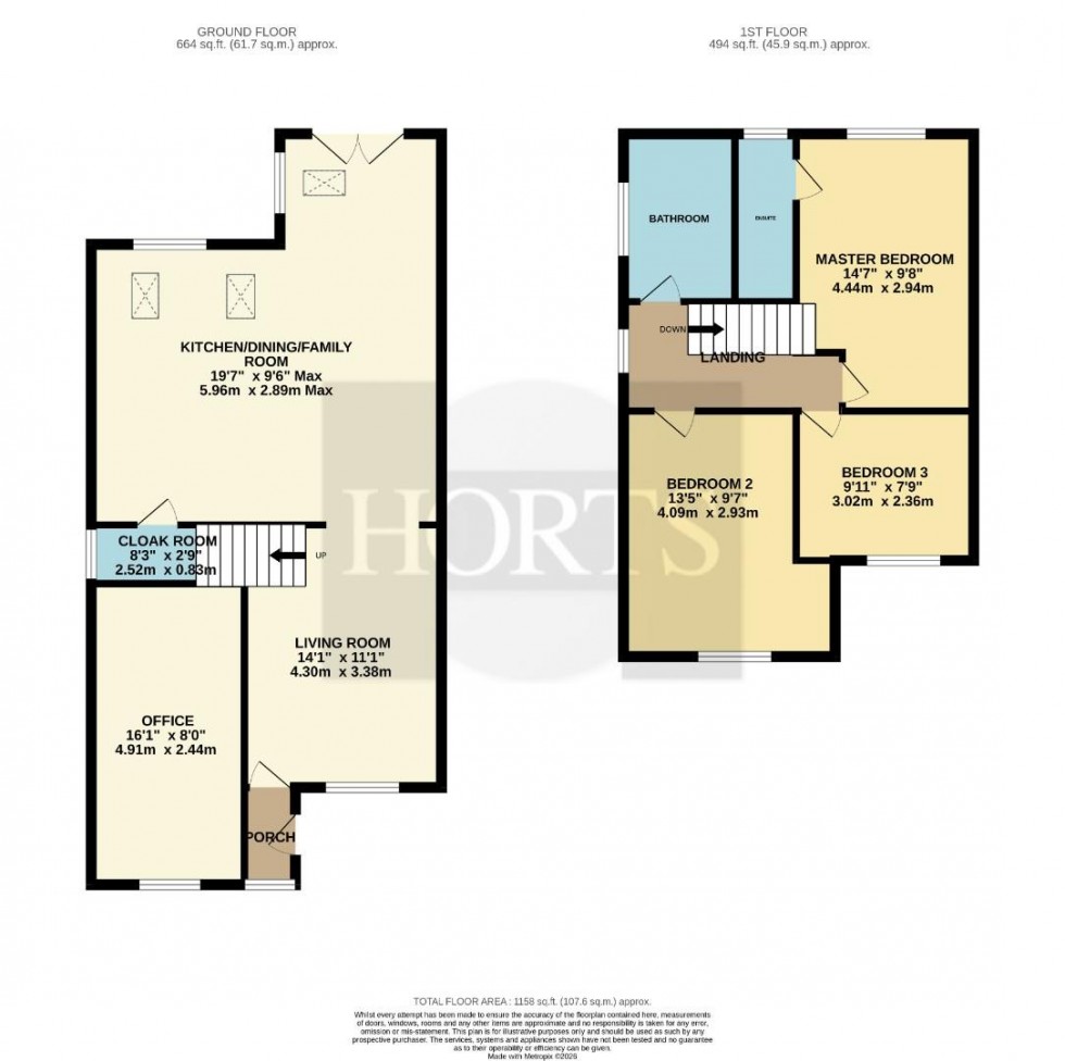 Floorplan for Rochelle Way, Northampton