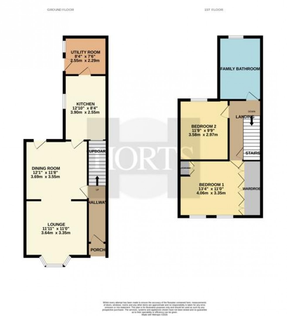 Floorplan for New Street, Earls Barton, Northampton