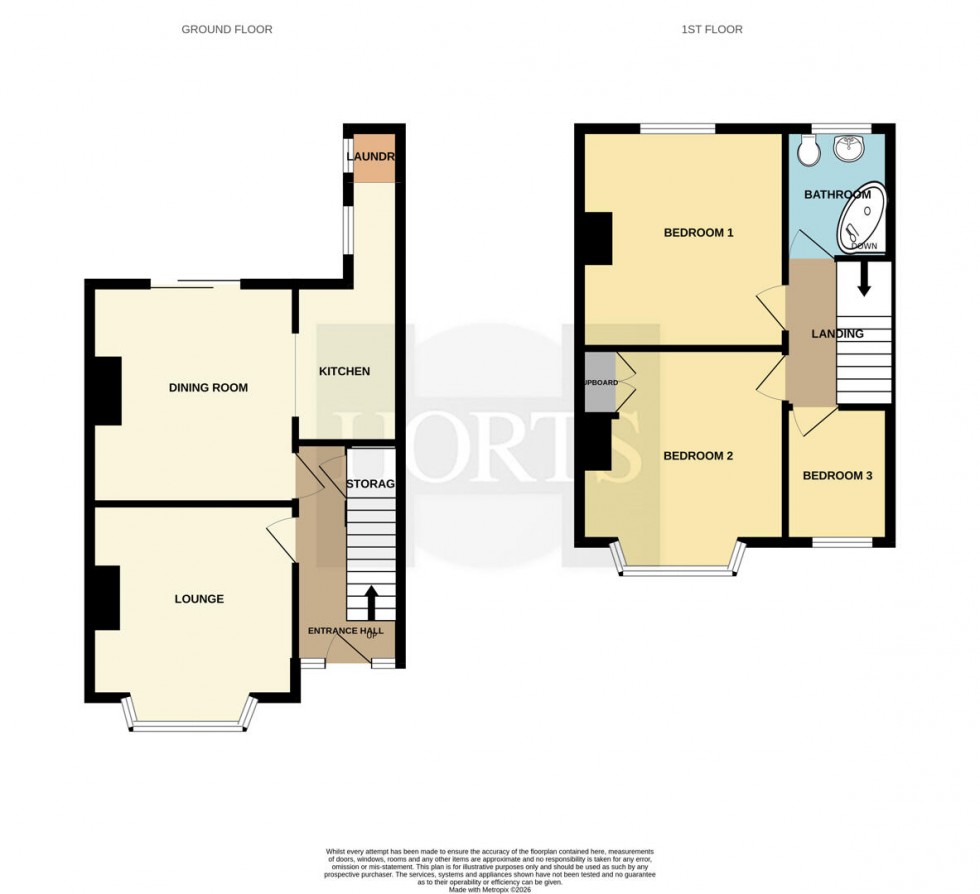 Floorplan for Hillmorton Road, Rugby, Warwickshire