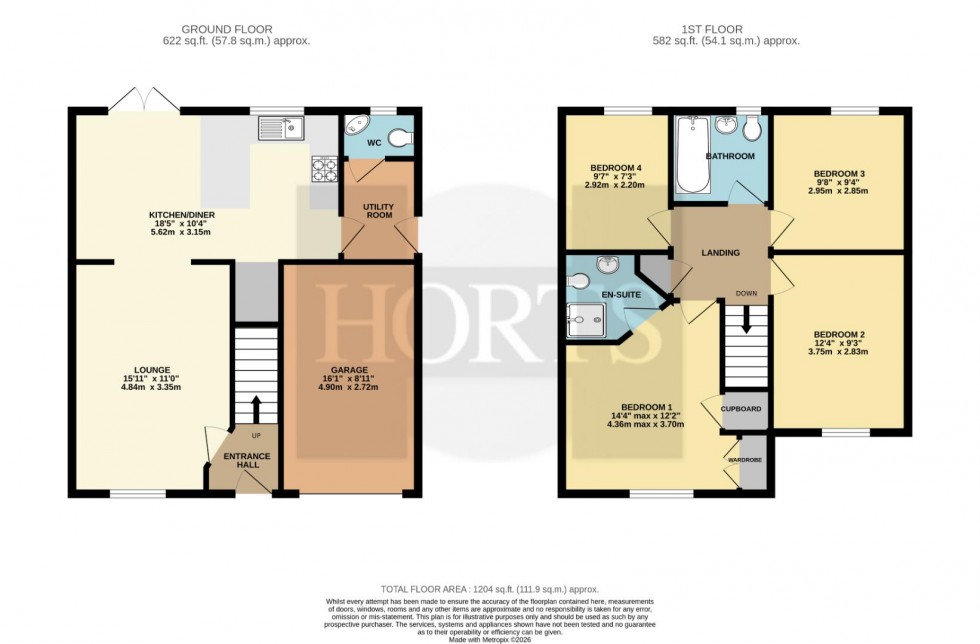 Floorplan for York Way, Harlestone Grange, Northampton