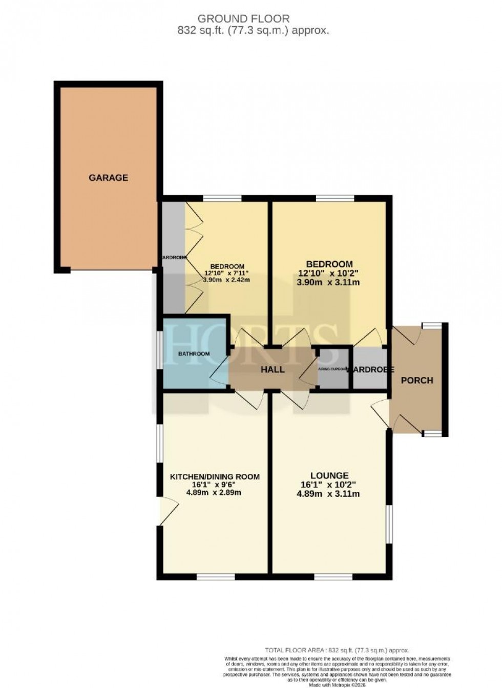 Floorplan for Swale Close, Roade, Northampton