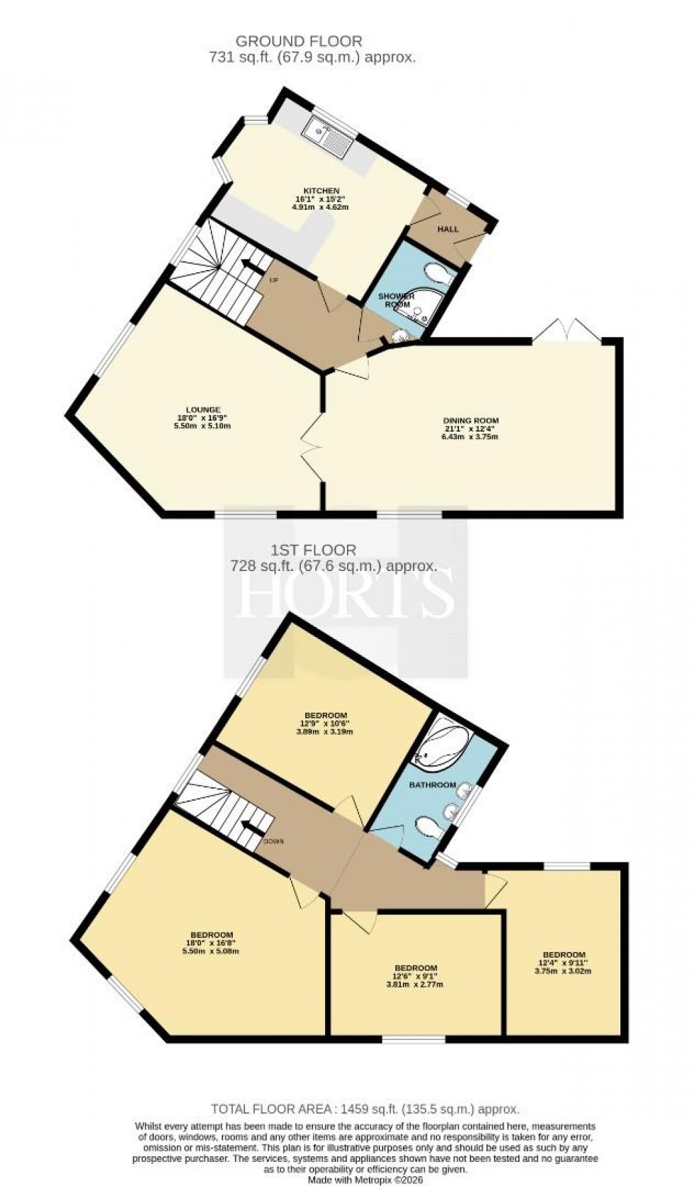 Floorplan for 50 Rokeby Street, Rugby