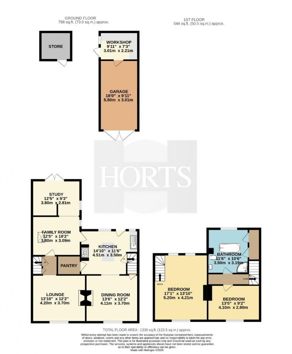 Floorplan for Southam Road, Dunchurch, Rugby