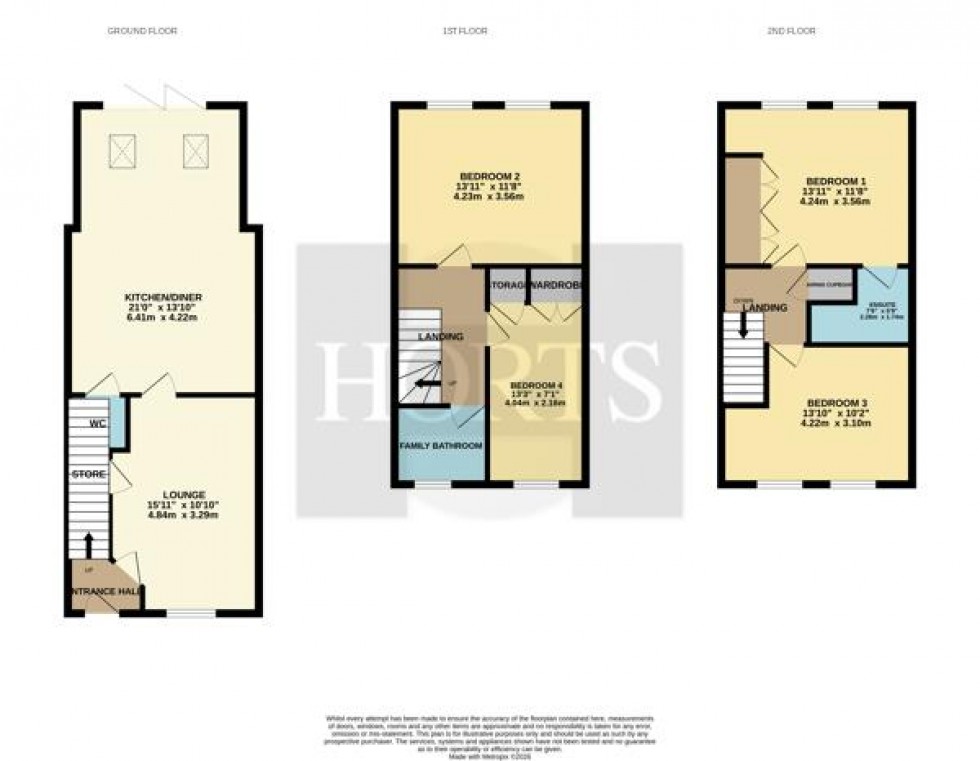 Floorplan for School Road, Mawsley, KETTERING