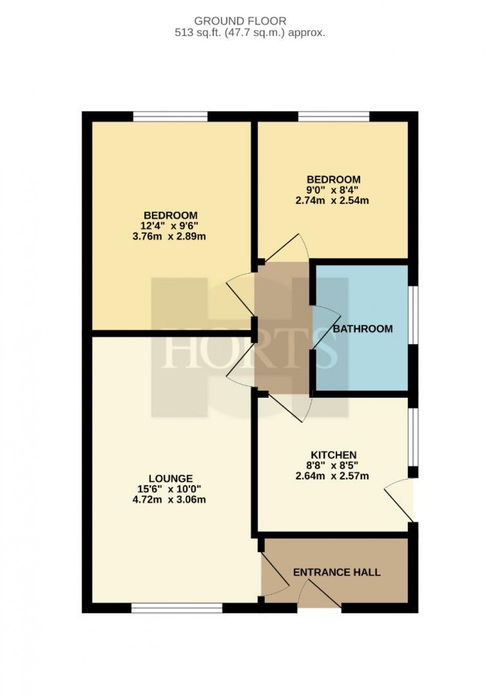 Floorplan for Gayhurst Close, Moulton, Northampton