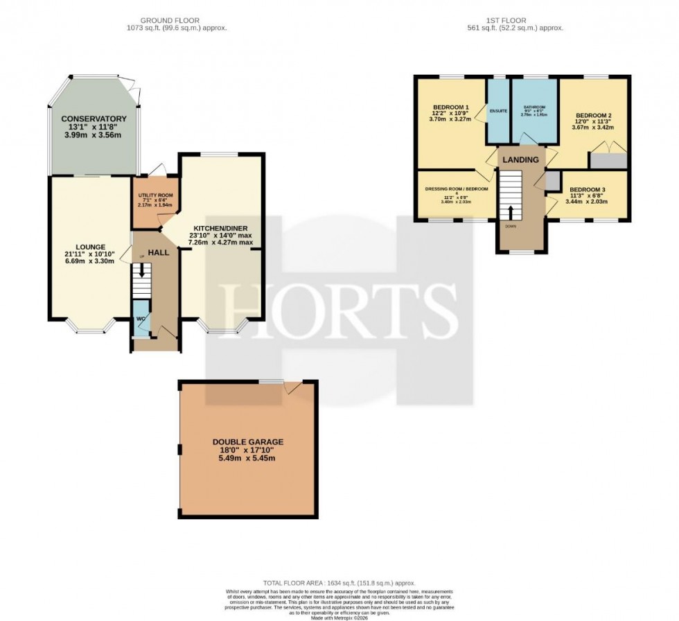 Floorplan for Hawkstone Close, Duston, Northampton