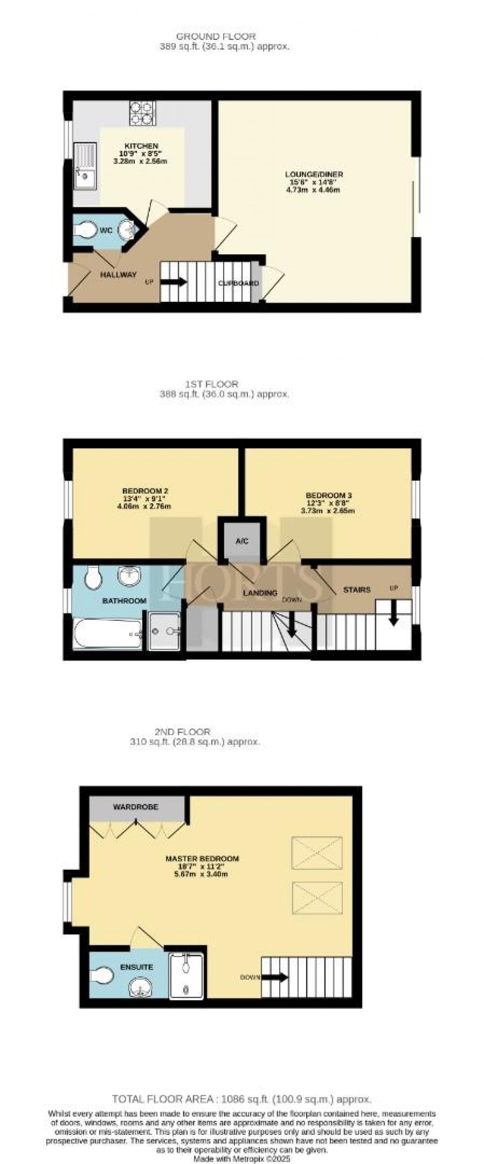 Floorplan for Irons Road, Harlestone Manor, Northampton