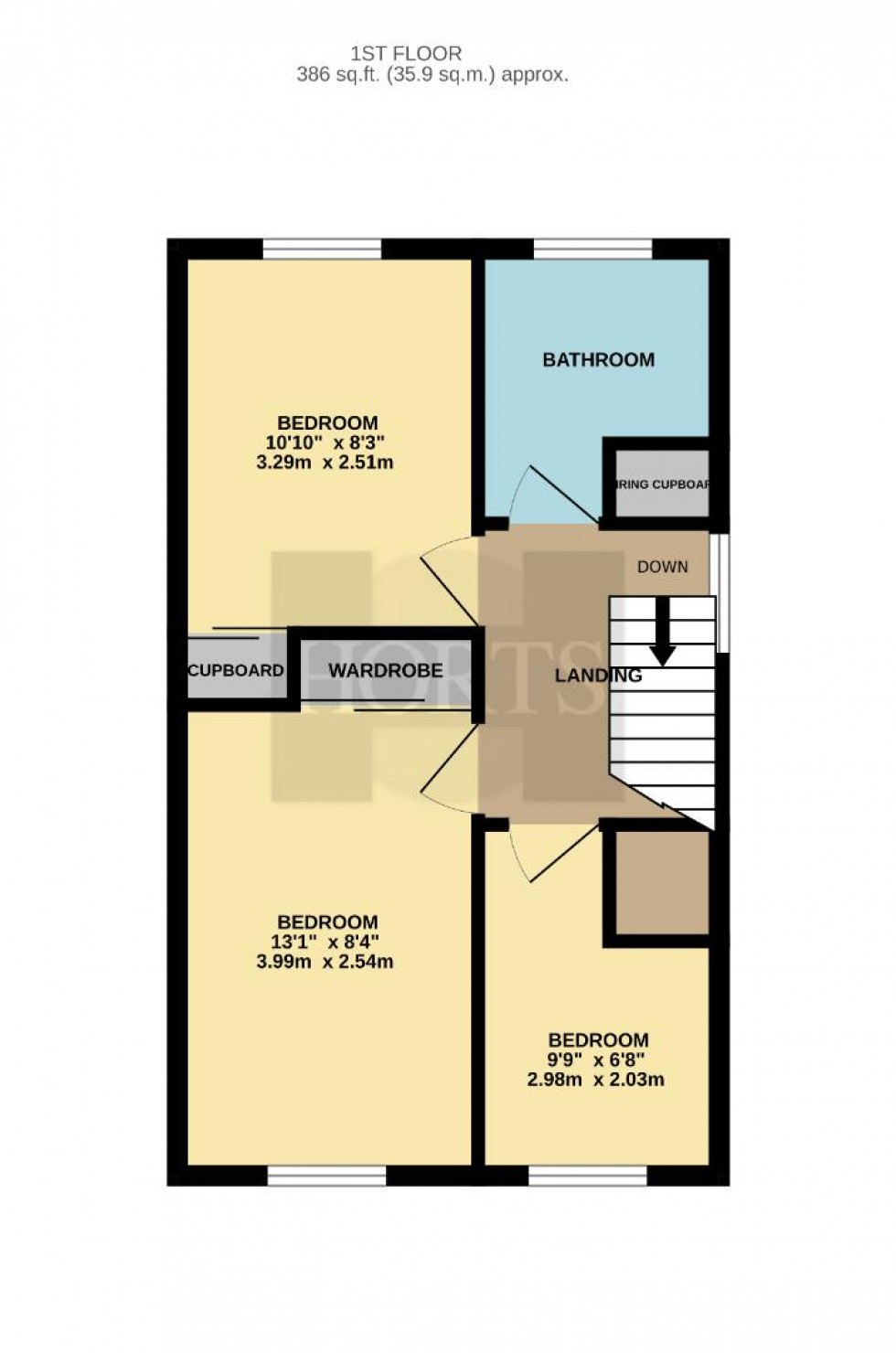 Floorplan for Highfields, Towcester