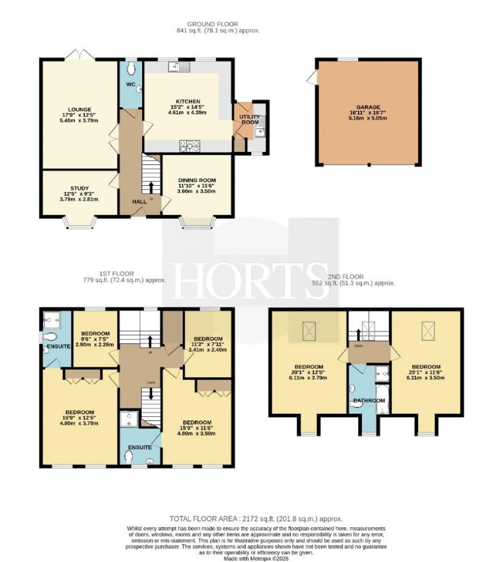Floorplan for The Hall Close, Dunchurch, Rugby