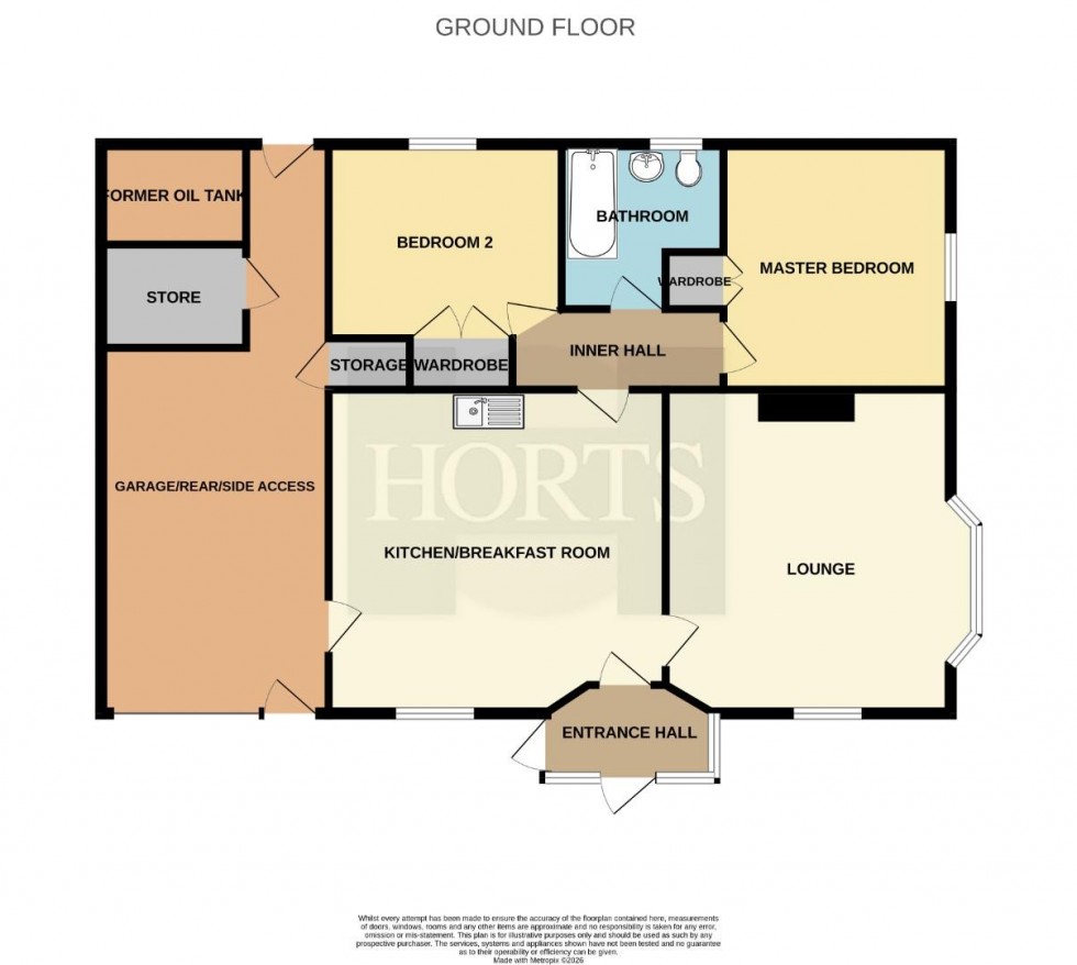 Floorplan for Hardays Lane, West Haddon, Northampton