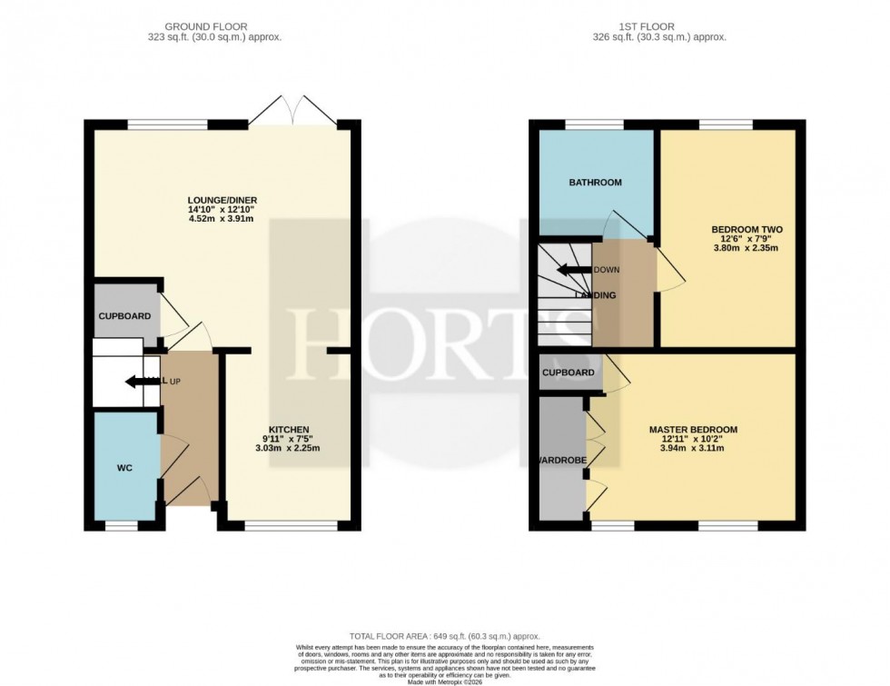 Floorplan for Near Side