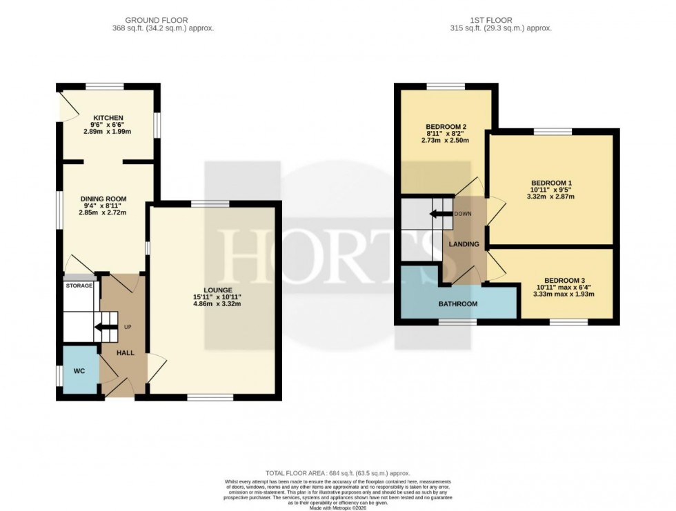 Floorplan for Briar Hill Road, Far Cotton, Northampton