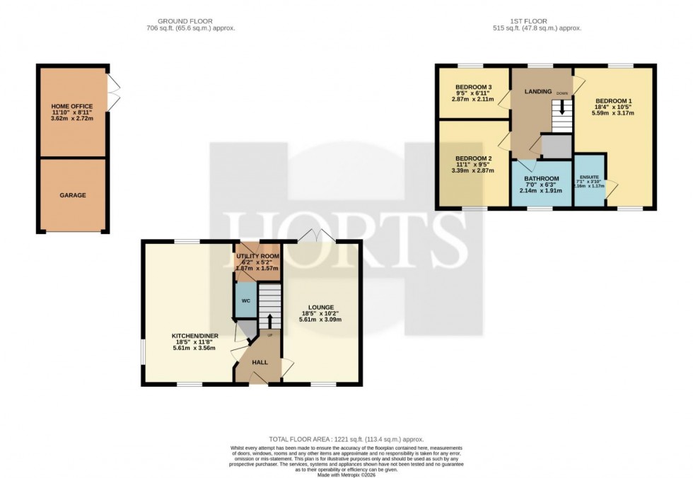 Floorplan for Hexham Street, Towcester