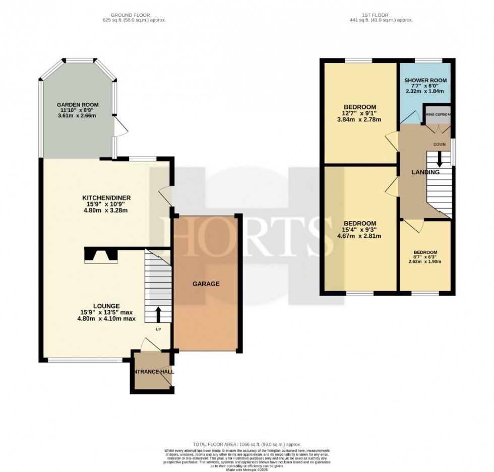 Floorplan for Glebelands, Spratton, Northampton