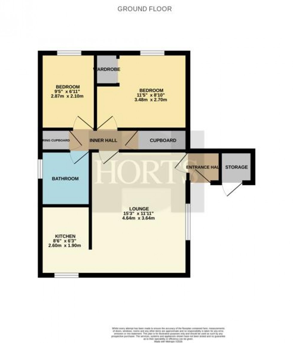 Floorplan for Swinford Hollow, Little Billing, Northampton