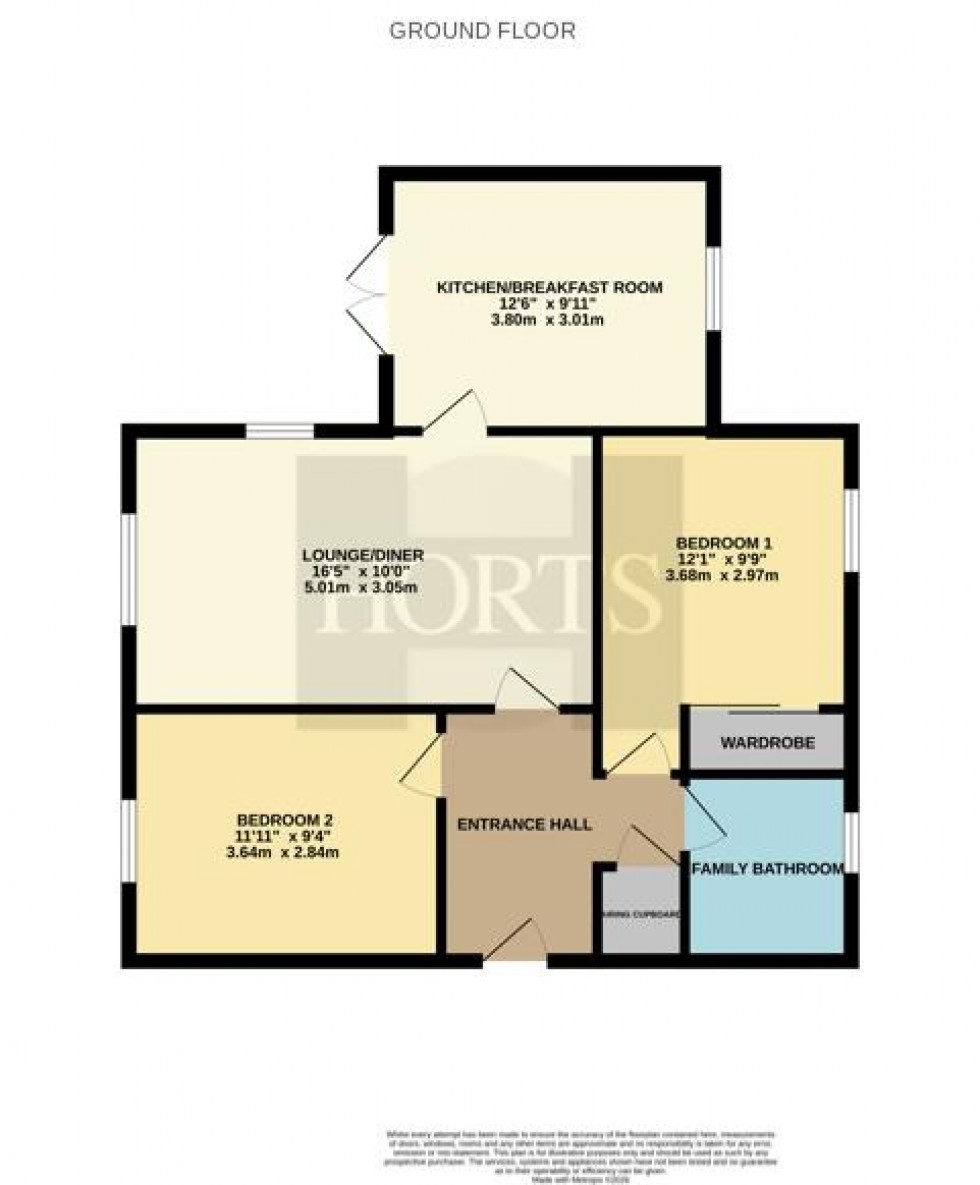 Floorplan for Barnwell Court, Mawsley Village, Kettering