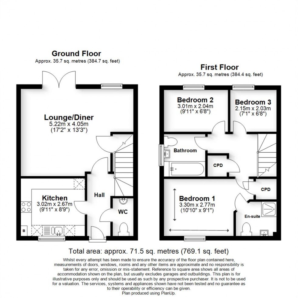 Floorplan for Kempton Drive, Towcester