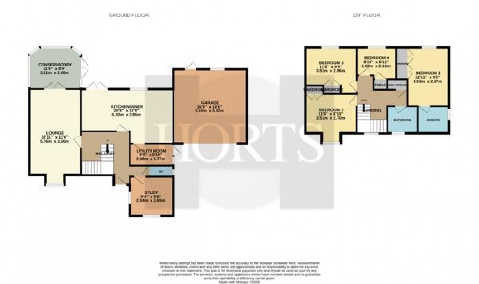 Floorplan for Clarke Court, Earls Barton, Northampton