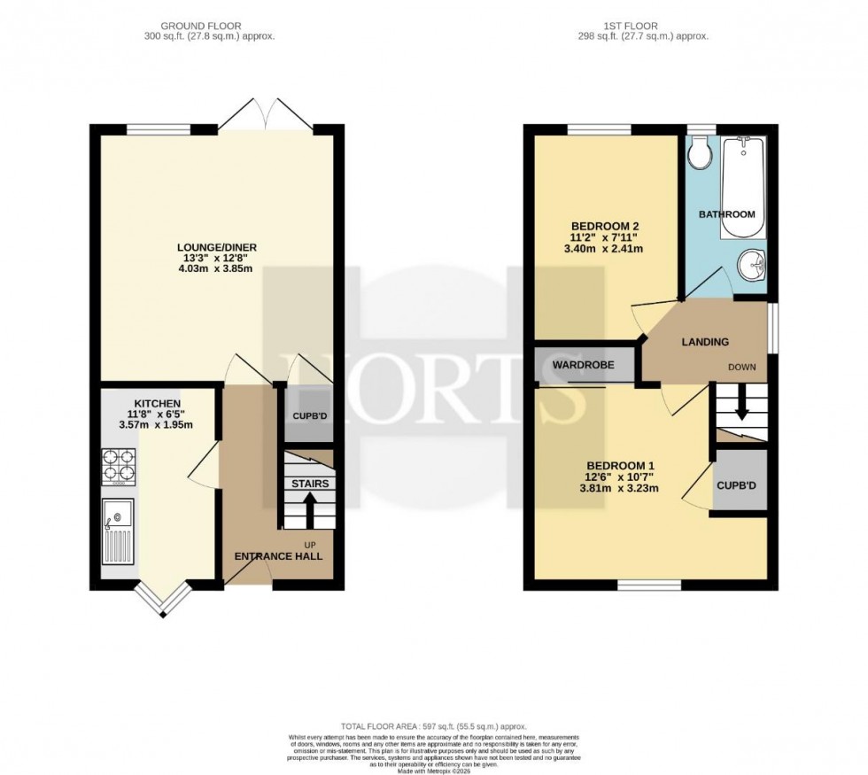 Floorplan for Thomas Chapman Grove, Southbridge, Northampton