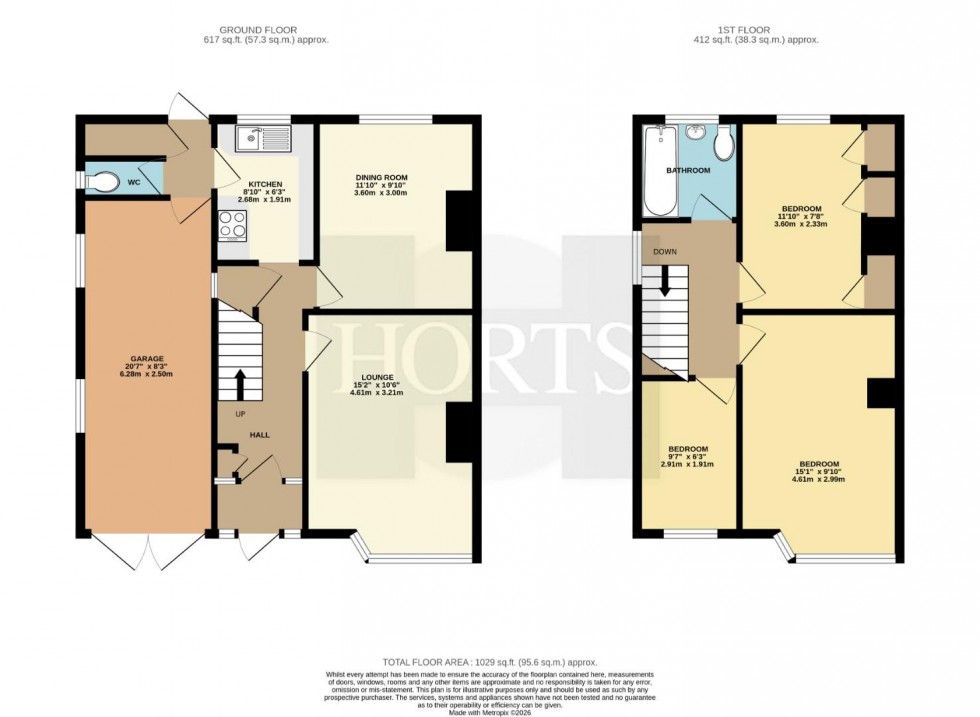 Floorplan for Alwyn Road, Bilton, Rugby