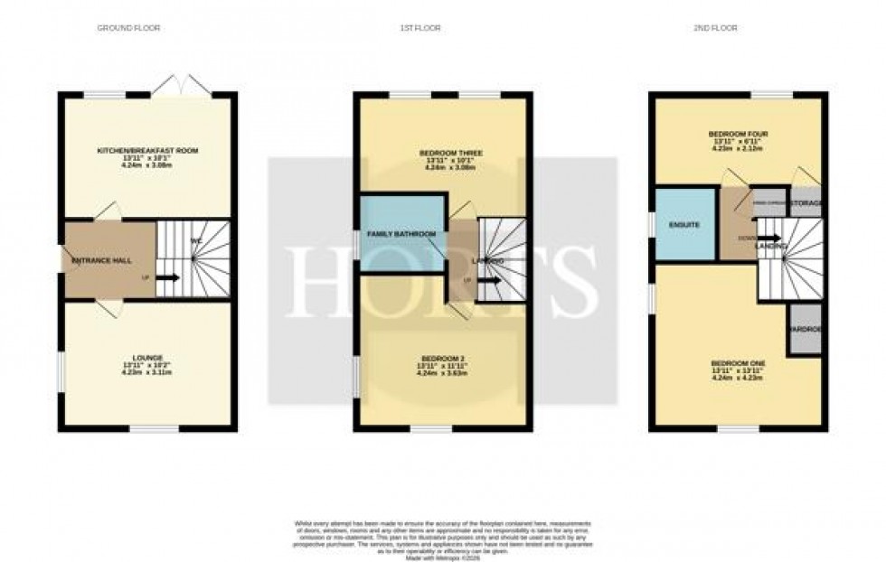 Floorplan for School Road, Mawsley, Kettering