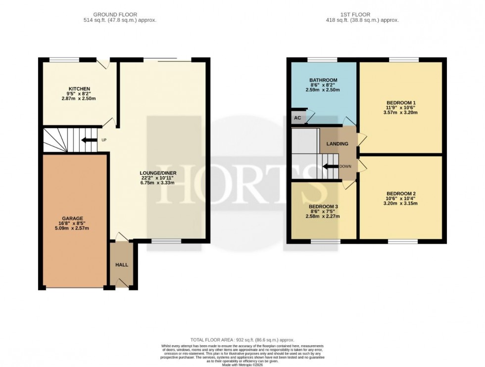 Floorplan for Beacon Court, Hunsbury Hill
