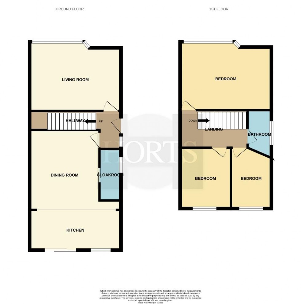 Floorplan for Bennett Street, Rugby