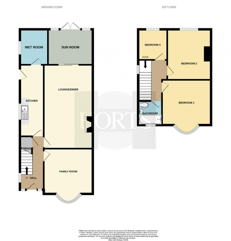 Floorplan for Richmond Road, Rugby