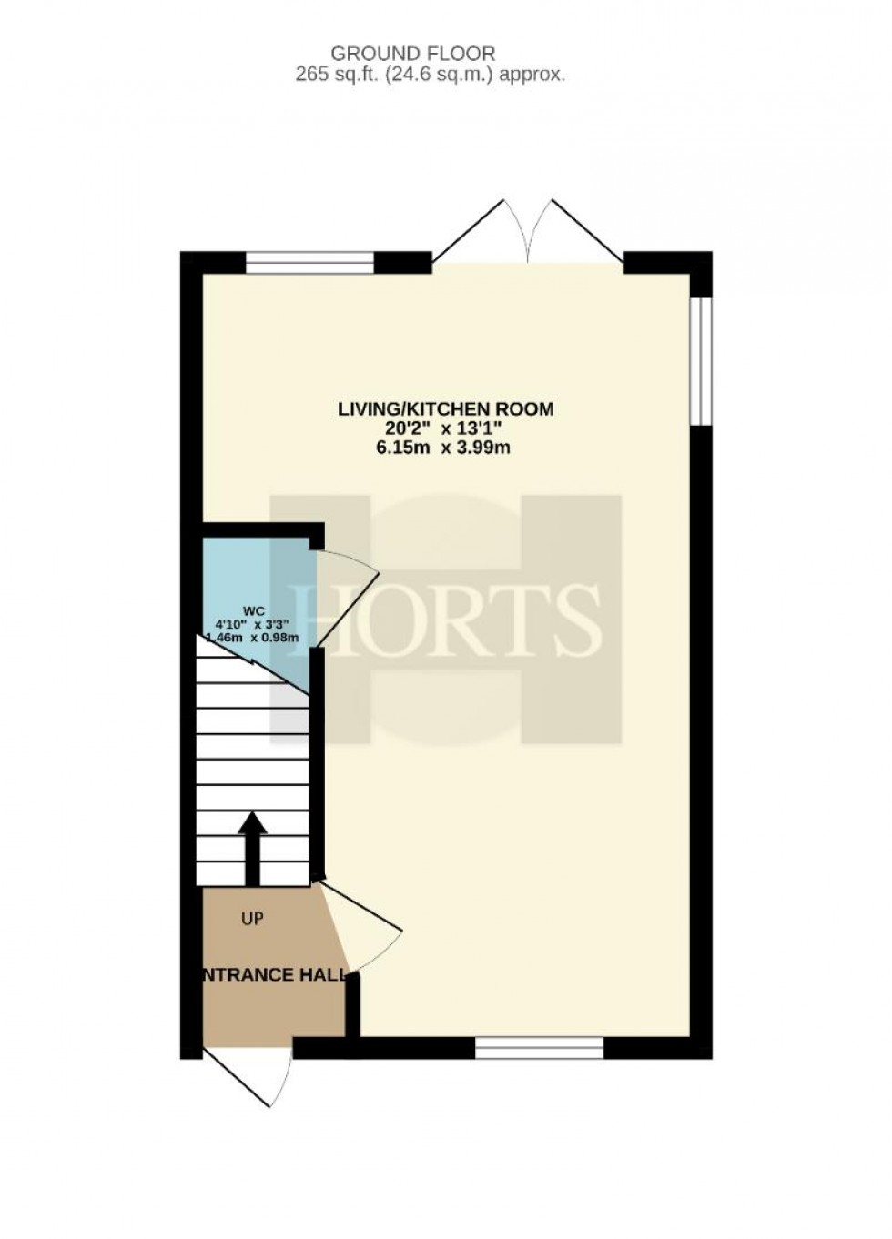 Floorplan for Hamilton Drive, Towcester