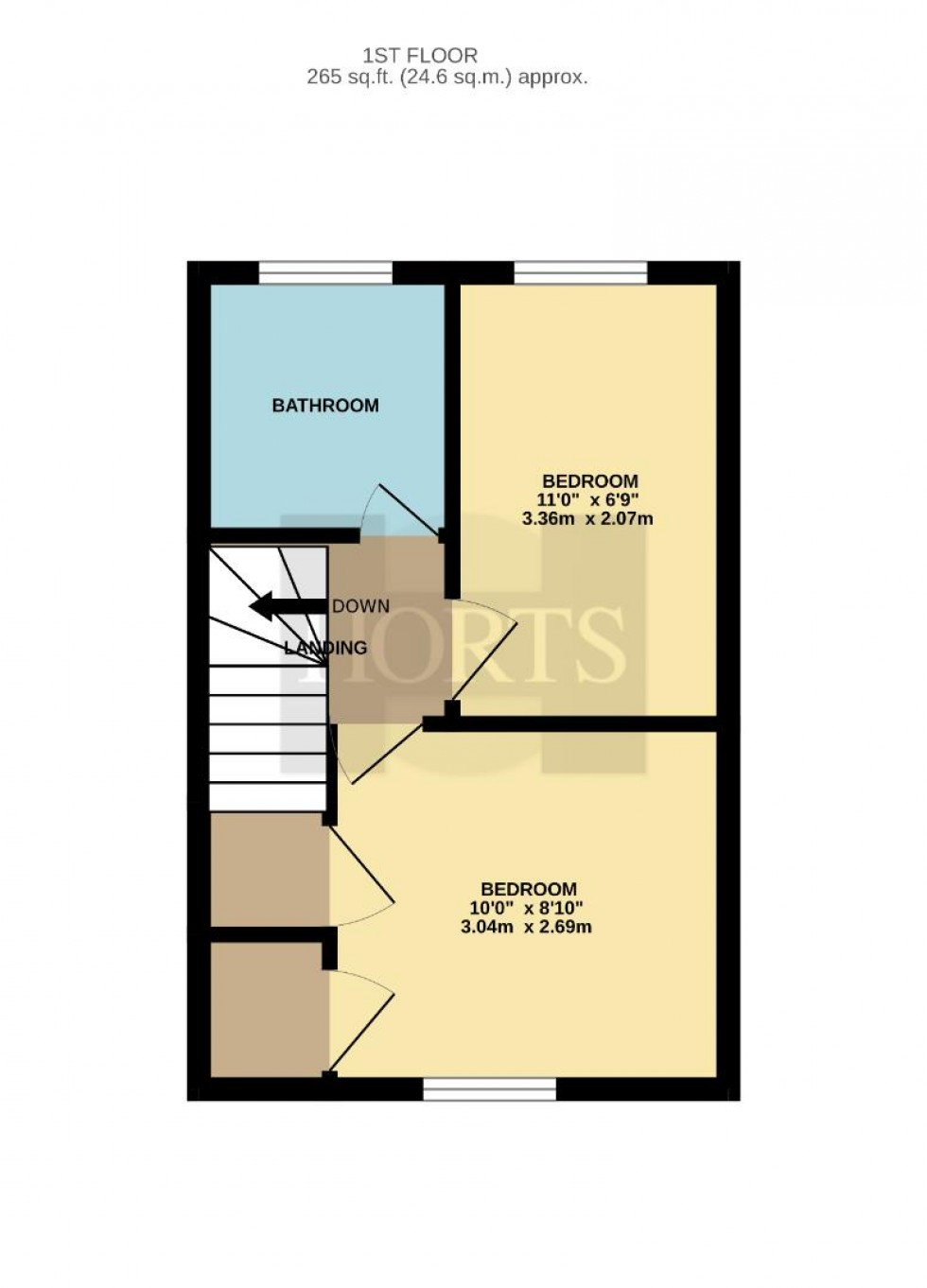 Floorplan for Hamilton Drive, Towcester