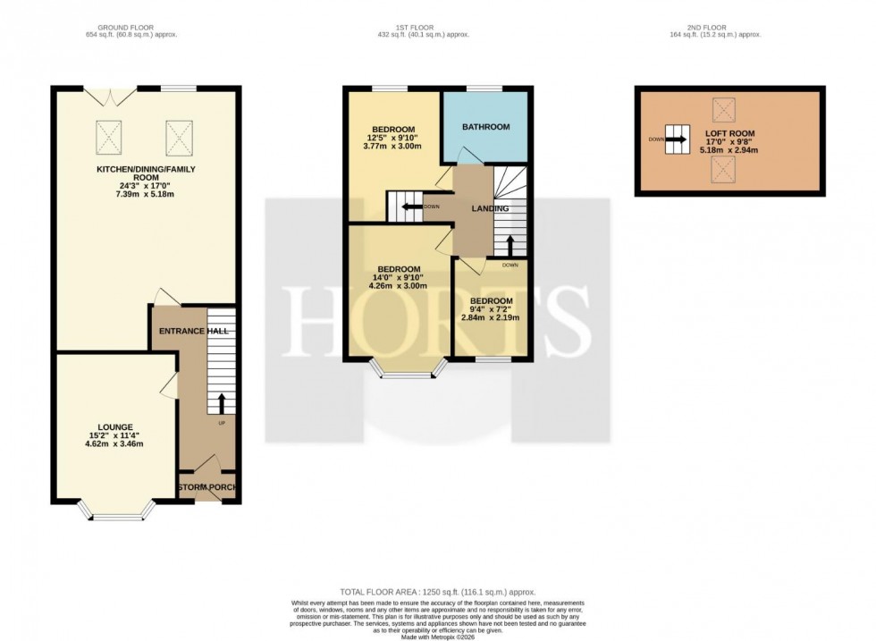 Floorplan for Beech Avenue, Northampton