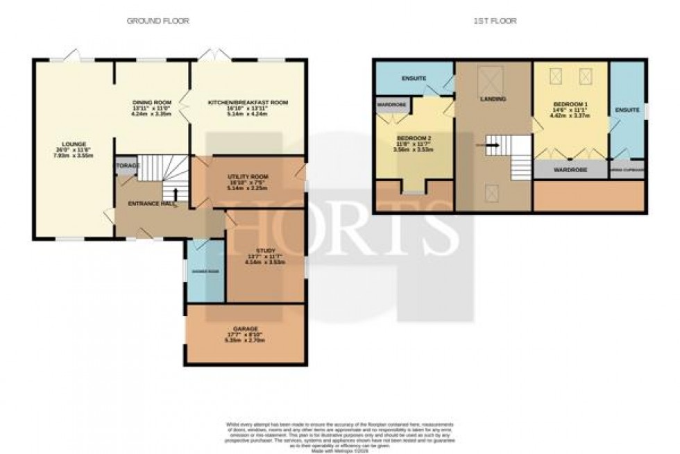 Floorplan for Wellingborough Road, Earls Barton, Northampton