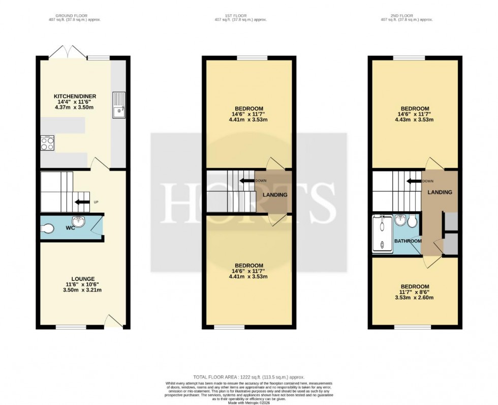 Floorplan for Campion Court, Northampton