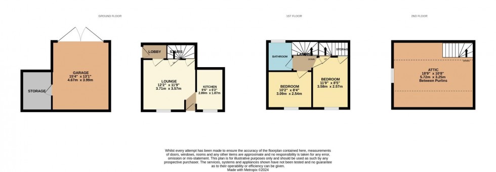 Floorplan for Main Street, Cold Ashby, Northampton