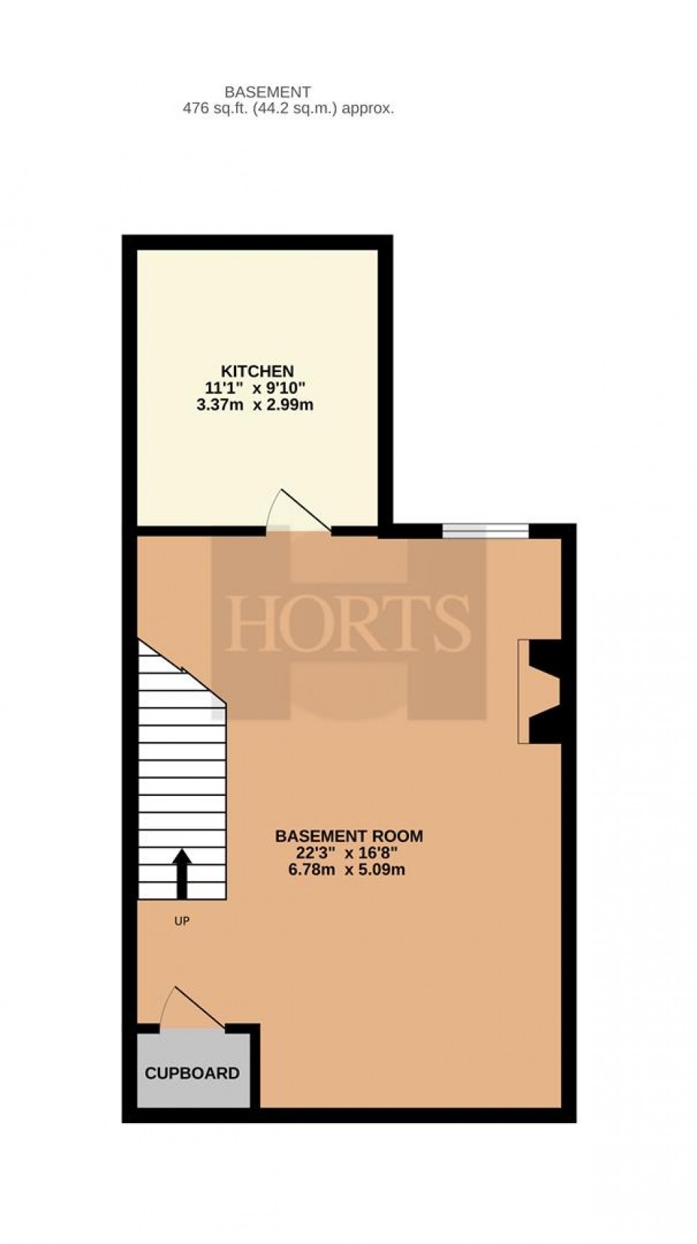 Floorplan for Lower Thrift Street, Northampton