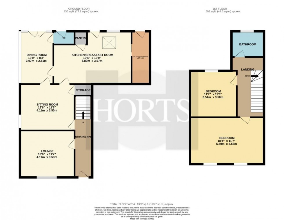 Floorplan for New Street, Weedon, Northampton