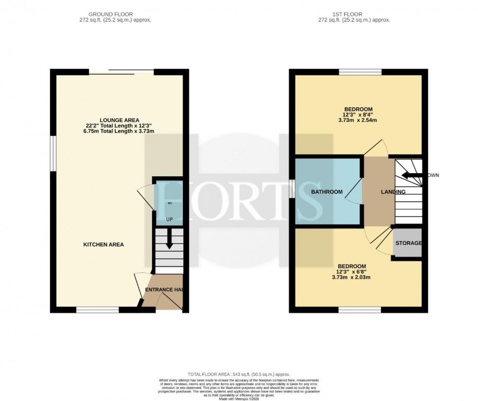 Floorplan for Hamilton Drive, Towcester
