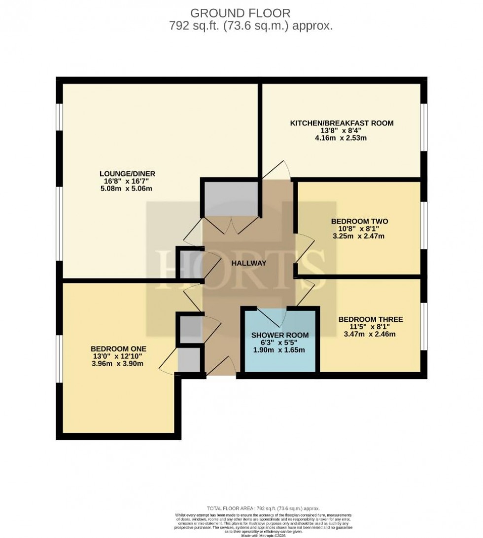 Floorplan for Cliftonville Court, Cliftonville, Northampton